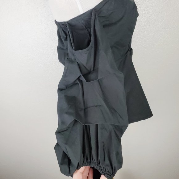 NWT MLM Label Off-Shoulder Cutout Top Black - Picture 5 of 10